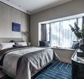 89㎡現代輕奢，硬包質感背景墻，搭配簡約舒適家具，成熟而大氣